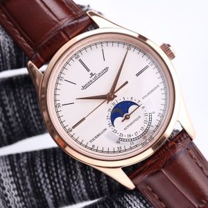Jaeger-LeCoultre Master Ultra Thin Moon Super Clone Watch | AAA Replica 1138861848 - front view | Jaeger-LeCoultre